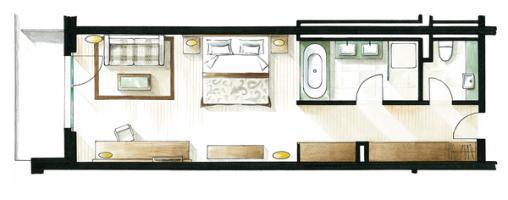 Отель Le Petit Cervin Церматт Экстерьер фото Floorplan of a typical static